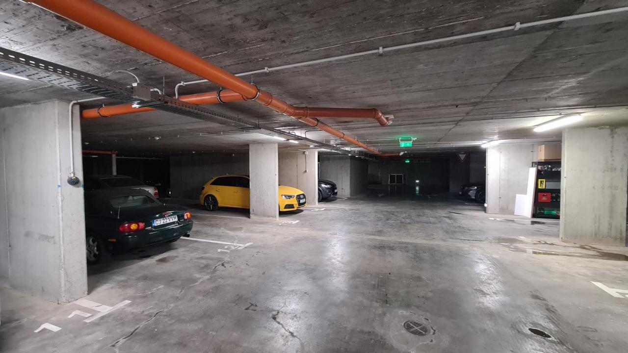 شقة 5* Luxury Near Avram Iancu Sq New. Private Parking كلوج-نابوكا المظهر الخارجي الصورة